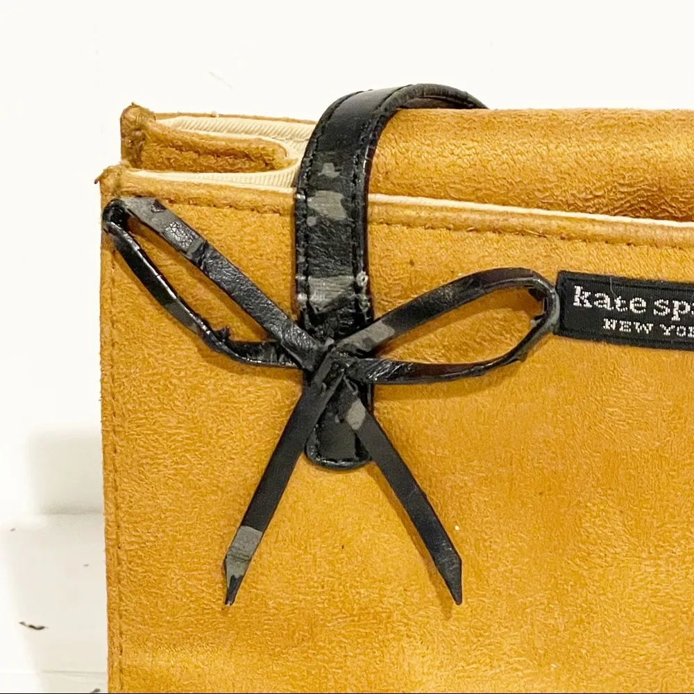 Kate Spade Vintage Mini Brown Faux Suede Handbag - Image 3