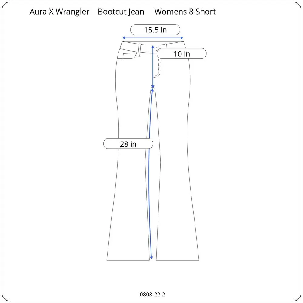 Wrangler Bootcut Jean 8 Short (31X28) Mid Rise Instantly Slimming Stretch - Image 8