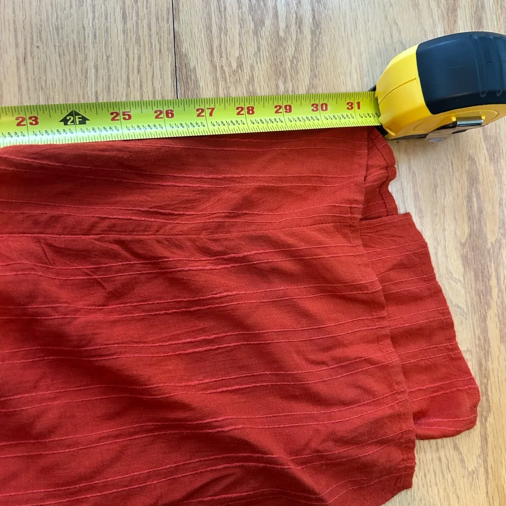 LSPACE x Anthropologie Jumpsuit Women Orange Kailani Beach Boho Vacay Size XL - Image 12