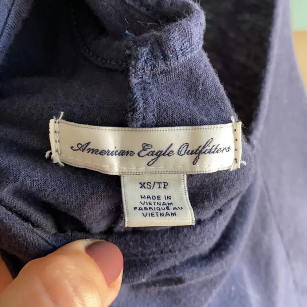 Boho navy twisted racerback tank - Image 3