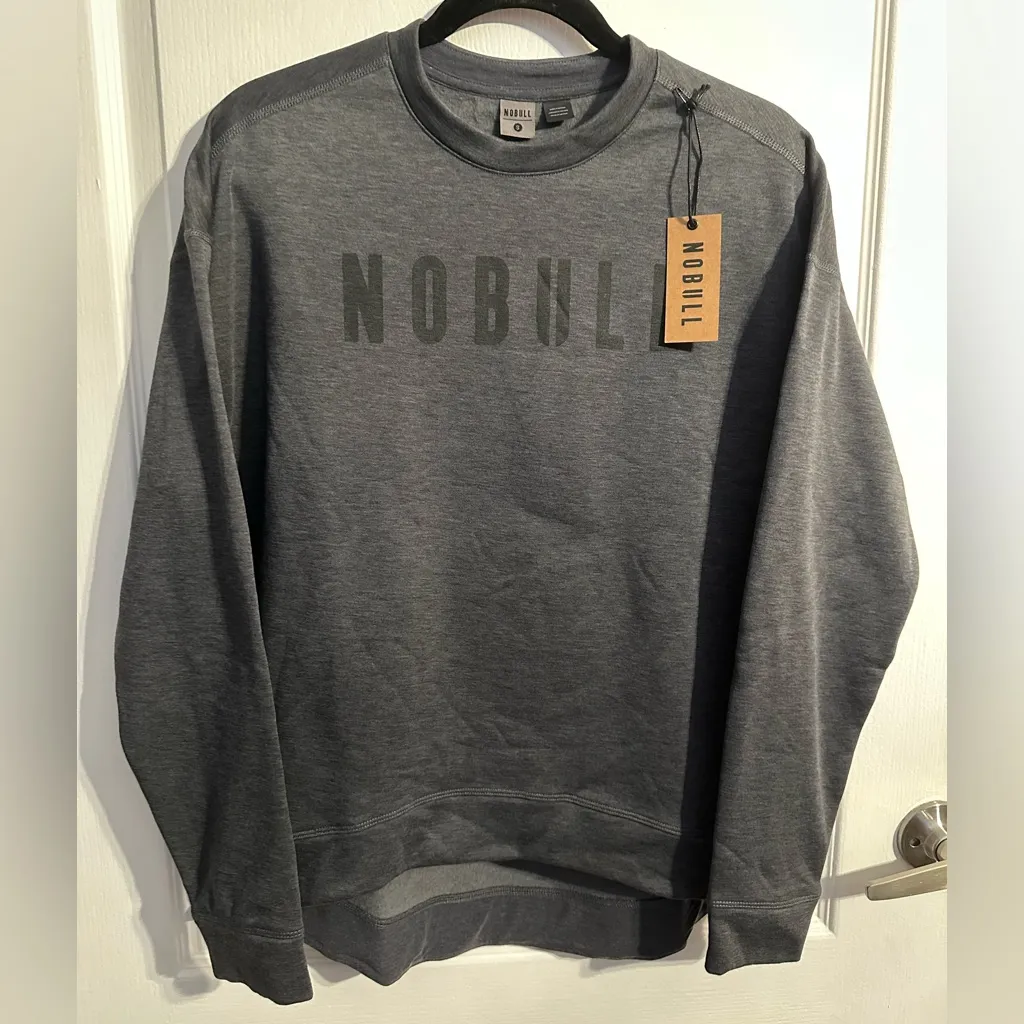 NWT NOBULL Women’s Crew Sweatshirt - Small - Charcoal Grey - Image 2