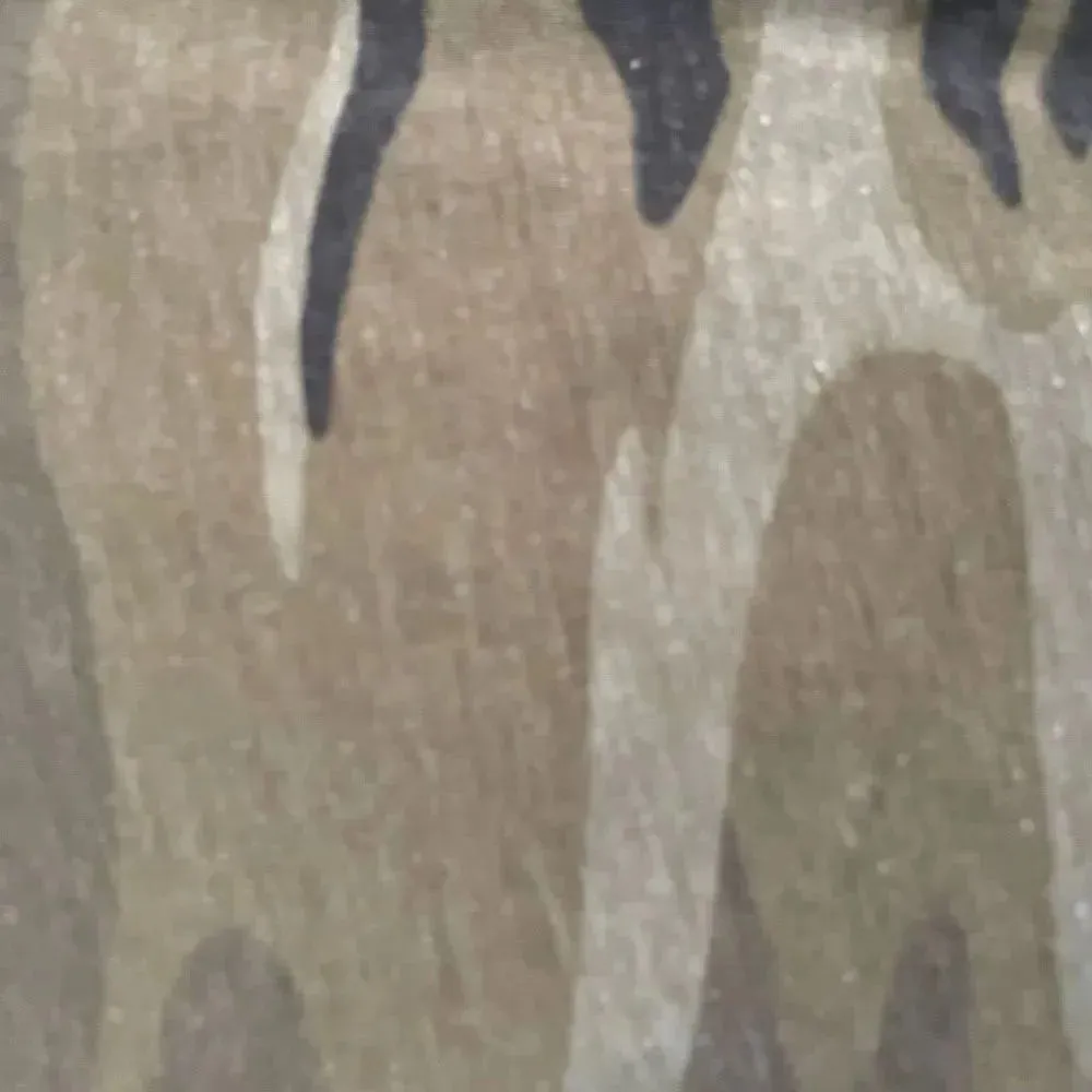 Zoe & Liv Camo Gray Cotton Blend Soft  Short Sleeve XL #1073 - Image 10