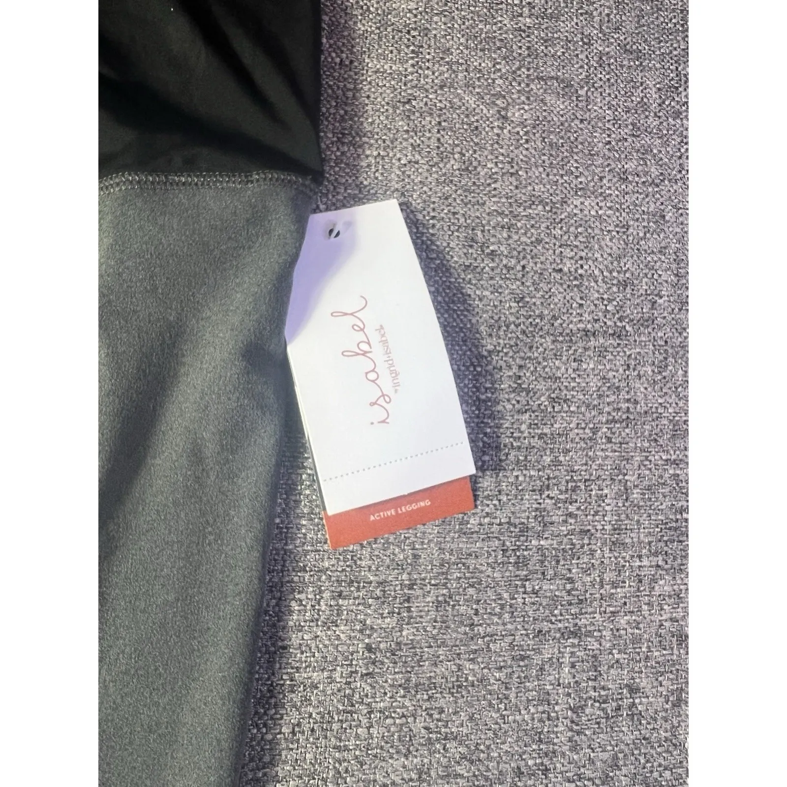 Isabel Maternity‎ Leggins Dark Heather Gray Size XL - Image 3