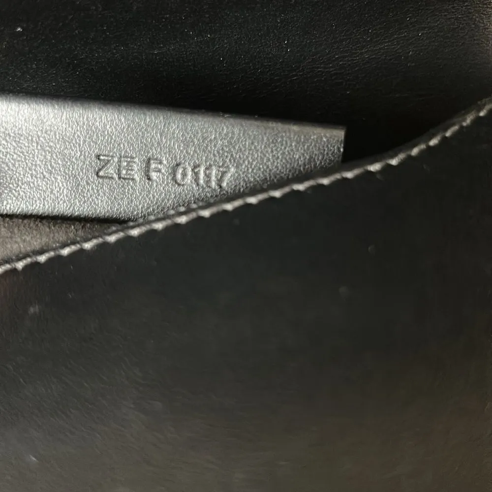 Givenchy Authentic  Black Leather Top Handle Crossbody Mini Bag - Image 5