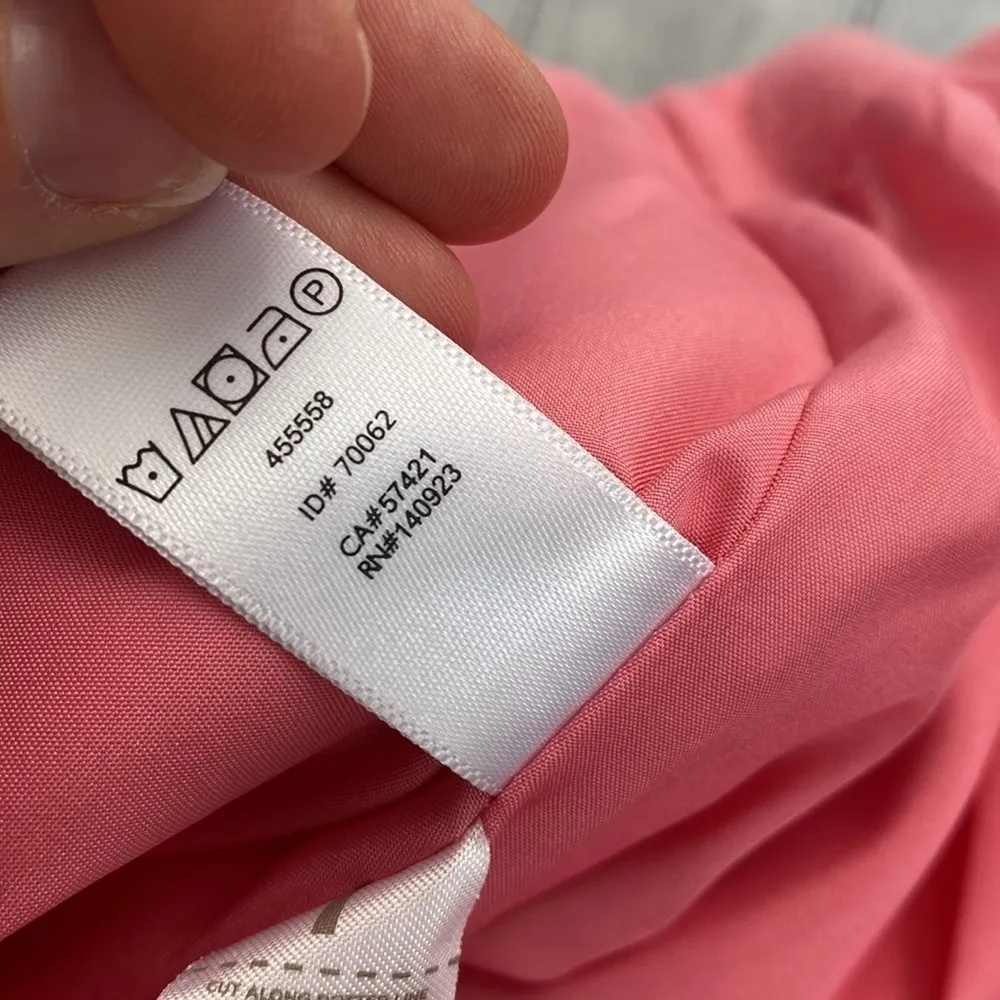 Loft NWT barbiecore pink pencil skirt with zipper embellishment. - Image 6