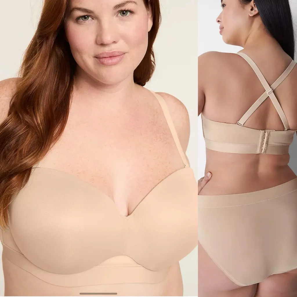 NWT Cacique Comfort Bliss Lightly Lined‎ Multi-Way Strapless Bra Plus New 42DDD - Image 2