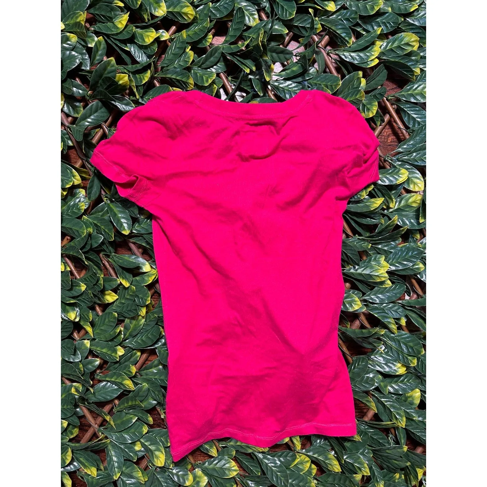 y2k Hollister So Cal Hot Pink T Shirt Sz Small - Image 2
