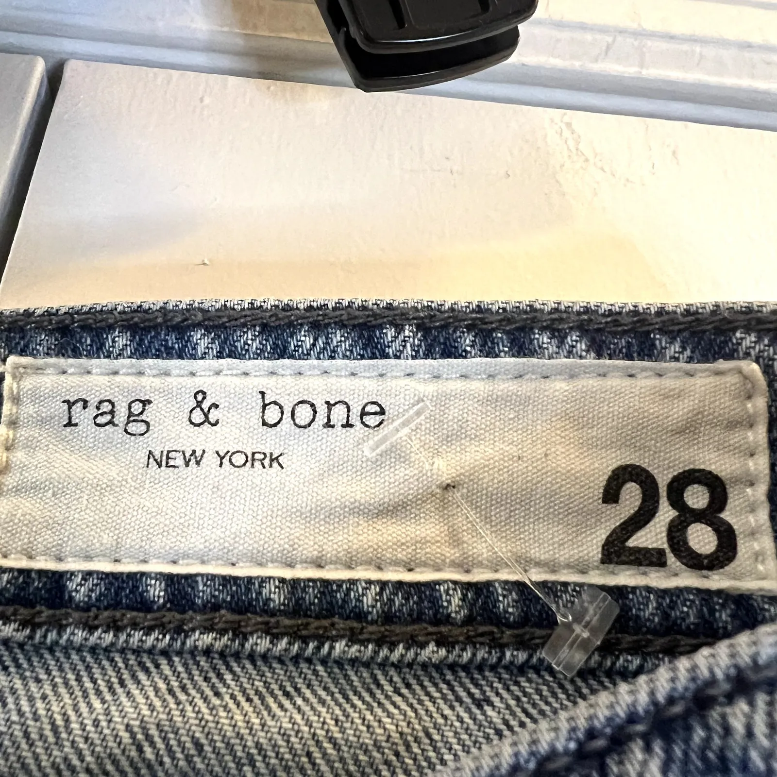 rag & bone Dre Low-Rise Baggy Boyfriend Jeans Mayer Blue Size 28 - Image 6