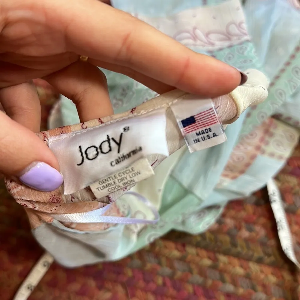 90s VINTAGE BANDANA PATCHWORK SHEER CARDIGAN Pink Size XS - Image 4