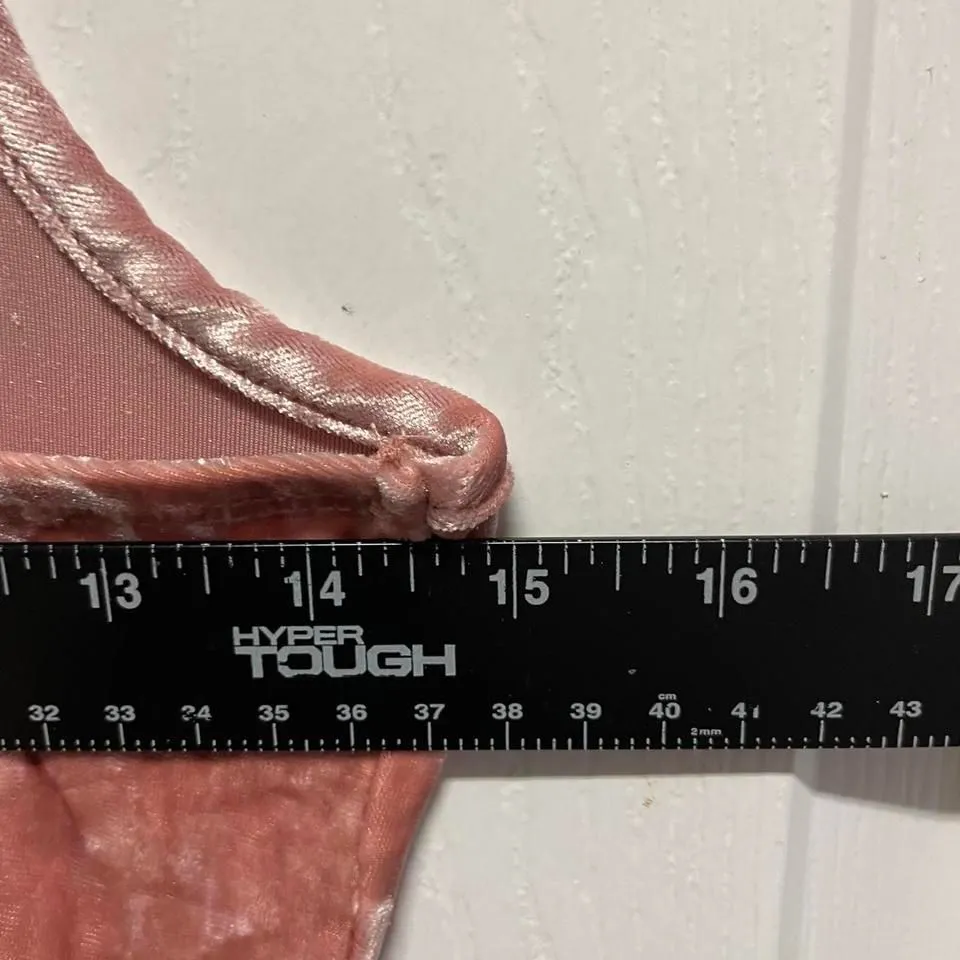 Forever‎ 21 Velvet Mini Dress Wrap Front Sleeveless Pink Party S Size 8 - Image 3