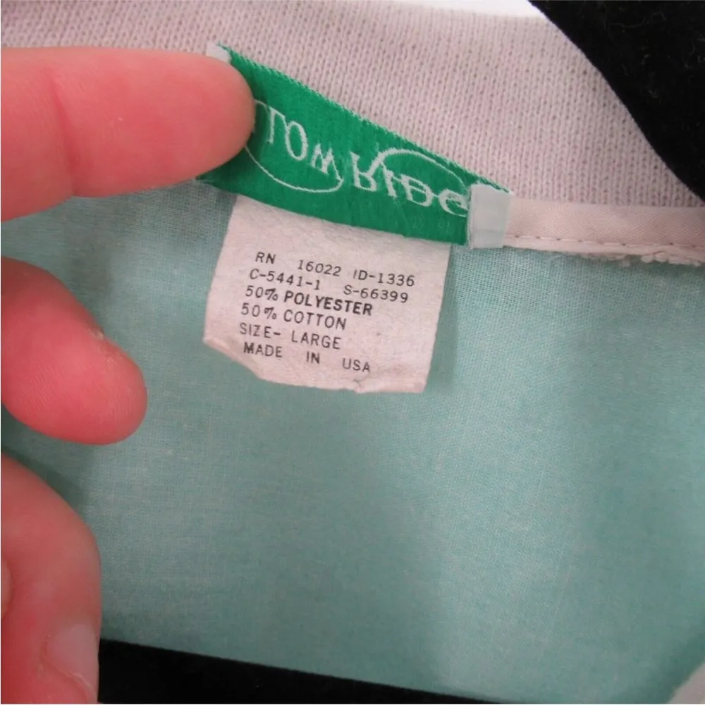 Vintage 90s Willow Ridge Button Down Short Sleeve Shirt Nautical Beachy Sharks L - Image 8