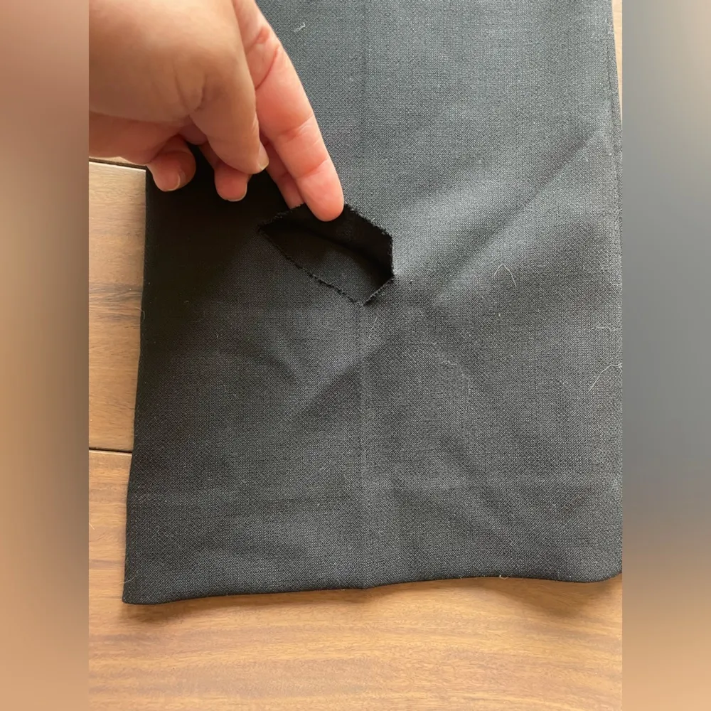 Incotex A Slowear Brand Wool Trousers Size 42 Black - Image 6