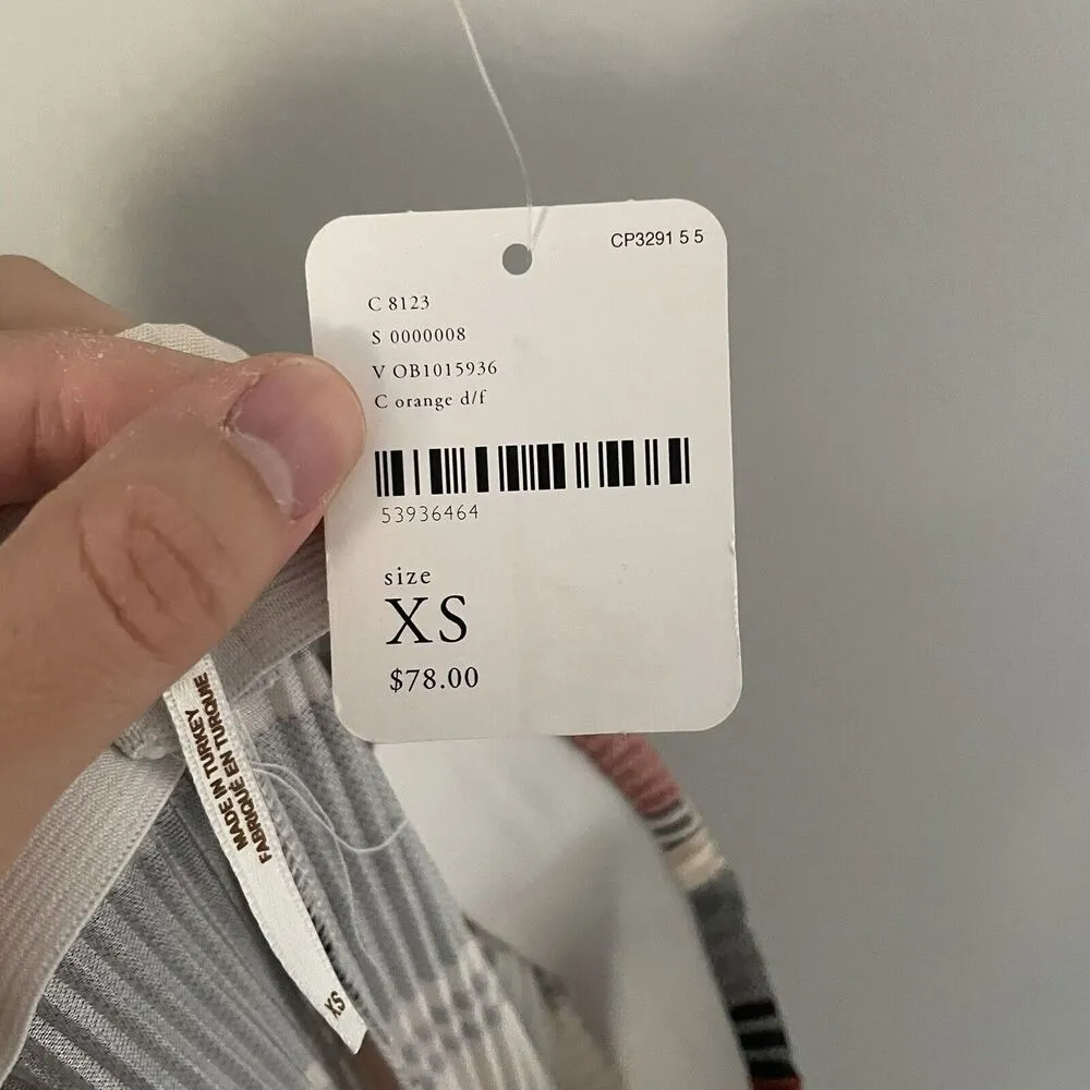 Free People Size XS Plaid Bethany Flare Pants Wife Leg Elastic Waist NEW NWT - Image 5