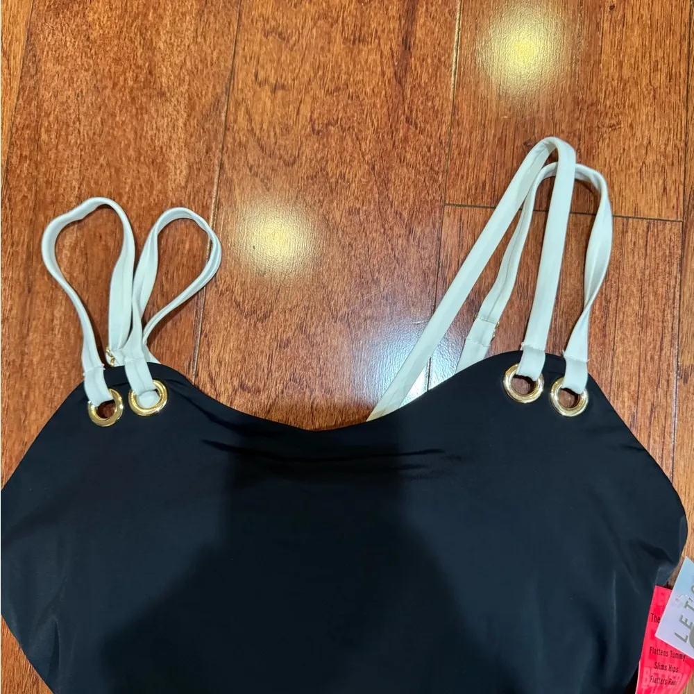 Spanx Black and White One Piece - Image 2