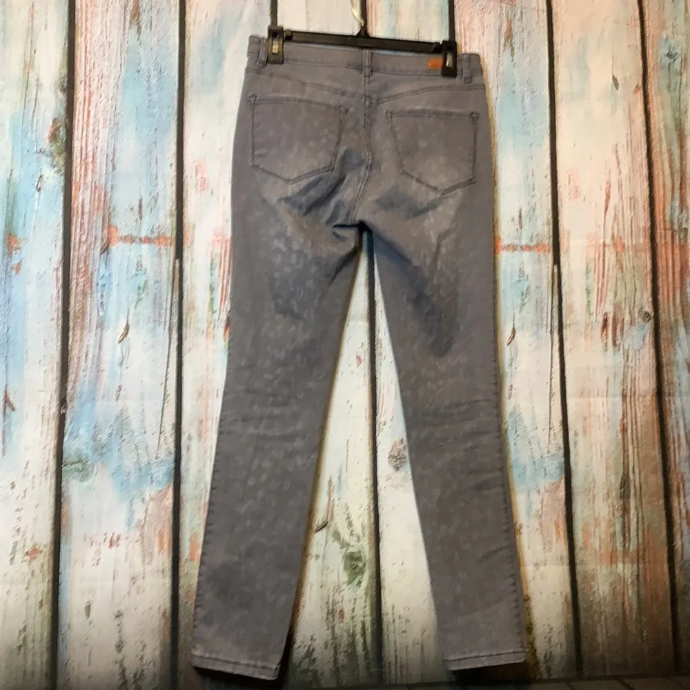 Rebecca Taylor Gray Animal Print Stretchy Jeggings Size 4 - Image 8