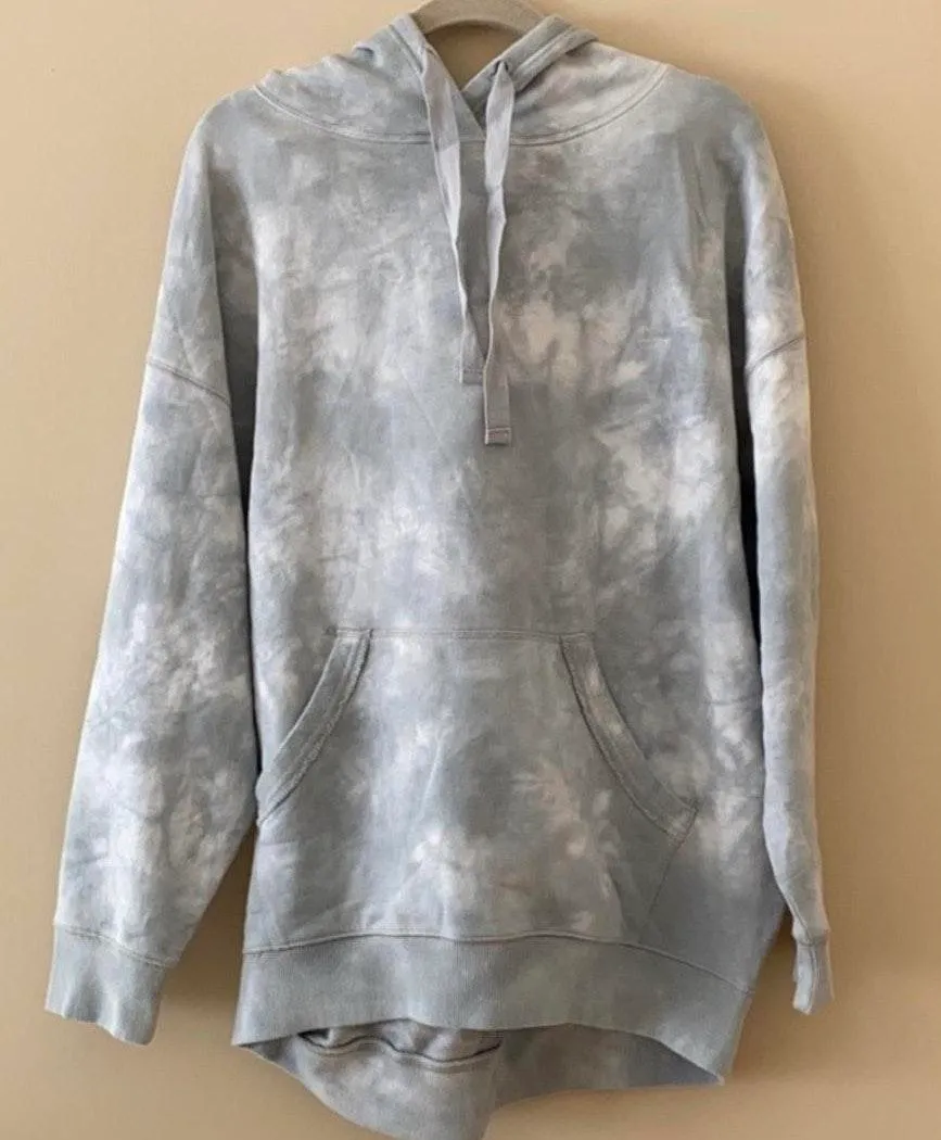 Quartz City Oversized Tie Dye Pullover Hoodie Sweatshirt - Image 5