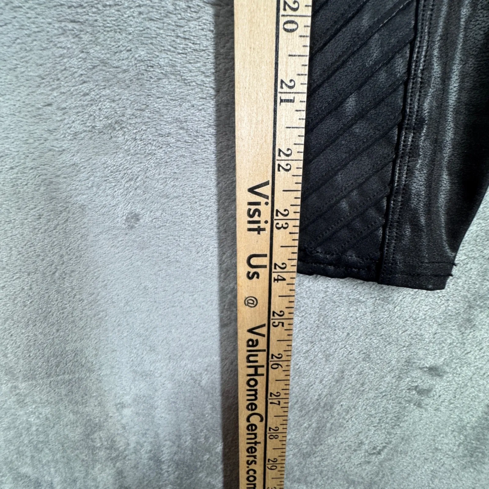 SPANX Leggings Faux Leather Moto Shaping Edgy Going Out‎ Neutral Black Small - Image 10