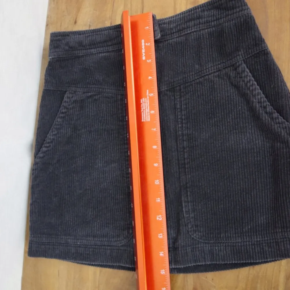 Altar'd State  Full Zip Pocketed Cotton Corduroy Skirt XS - Image 6