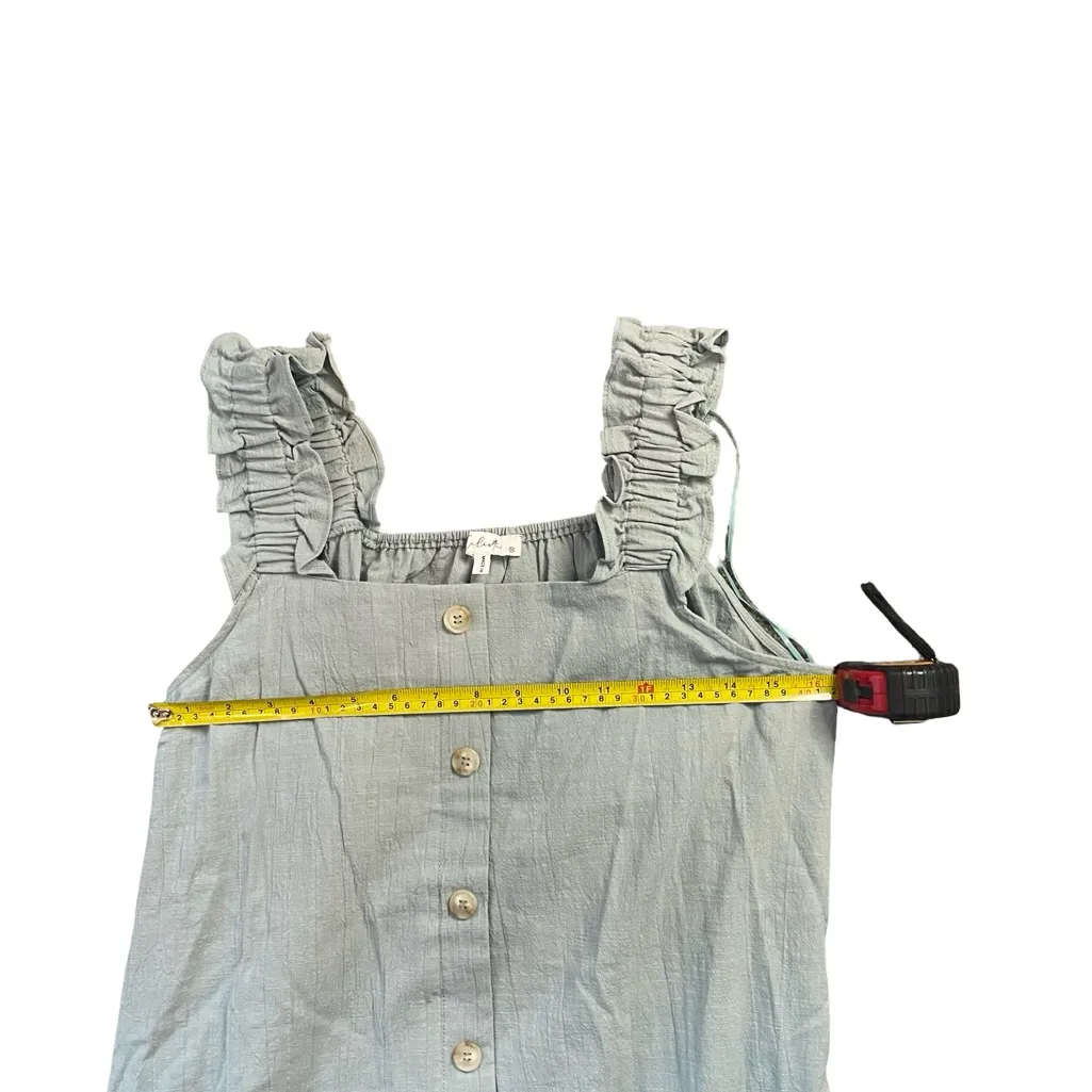 NWOT Calista Sage Green Ruffle Button Midi Dress with Pockets Size M Size M - Image 7