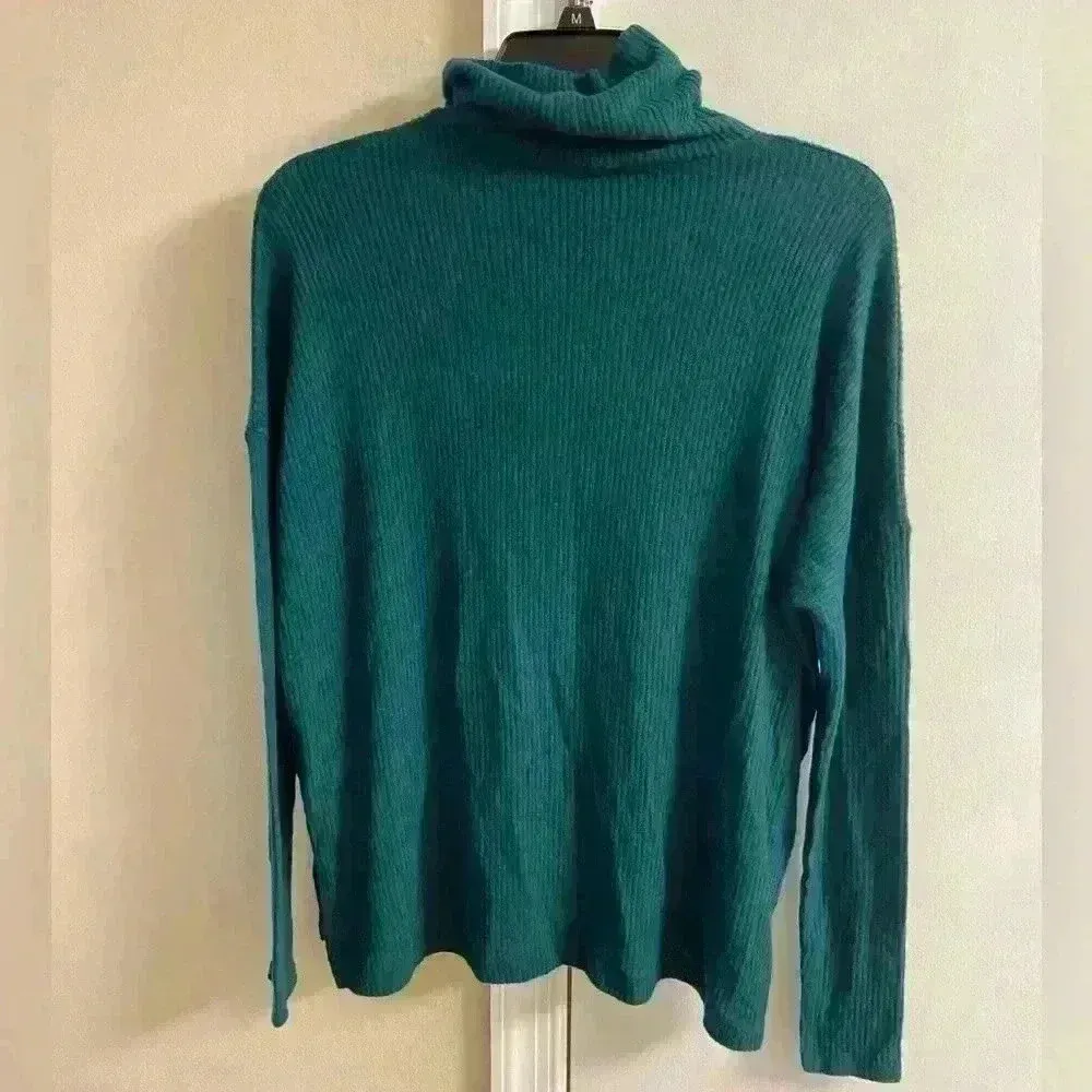 Aerie turtleneck top knit lightweight boxy drop shoulder‎ XS/S NWT - Image 2