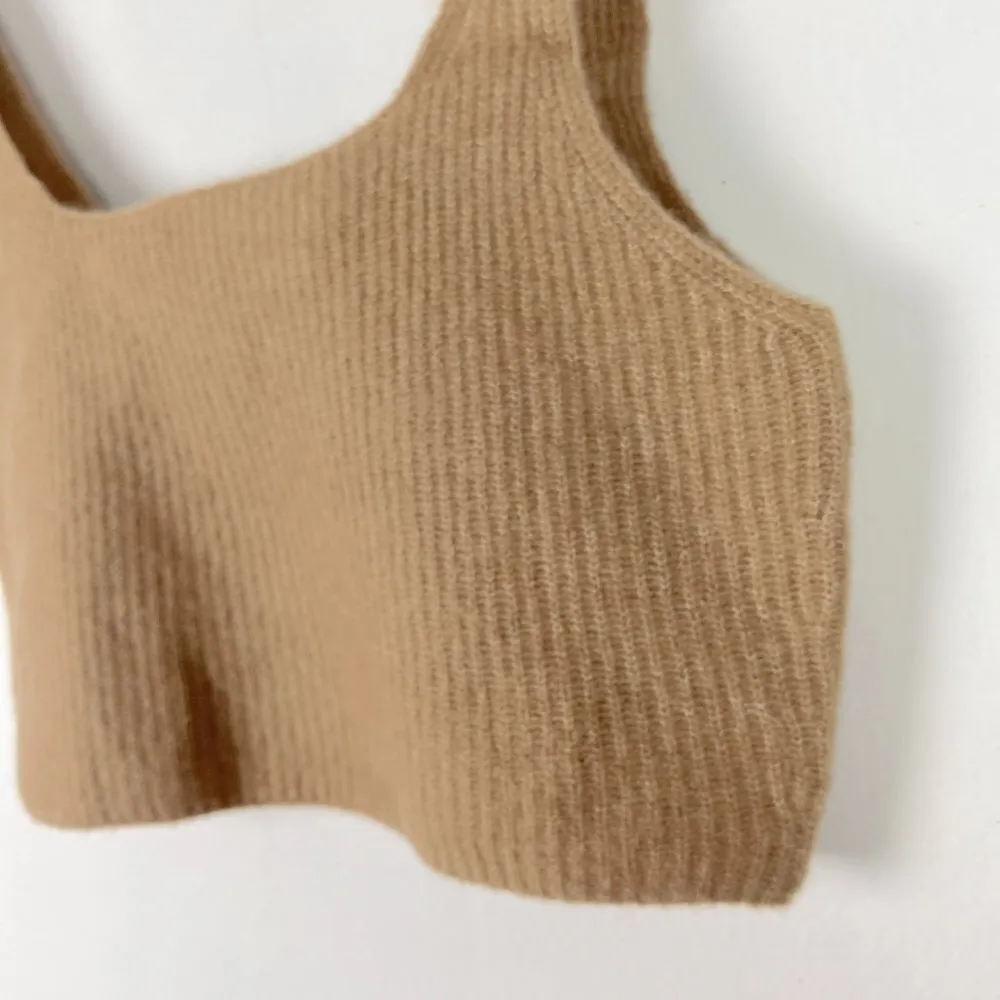 NWT Everlane The Cozy-Stretch Tank Top Cropped Sweater Wool Yak Hair Medium M - Image 4