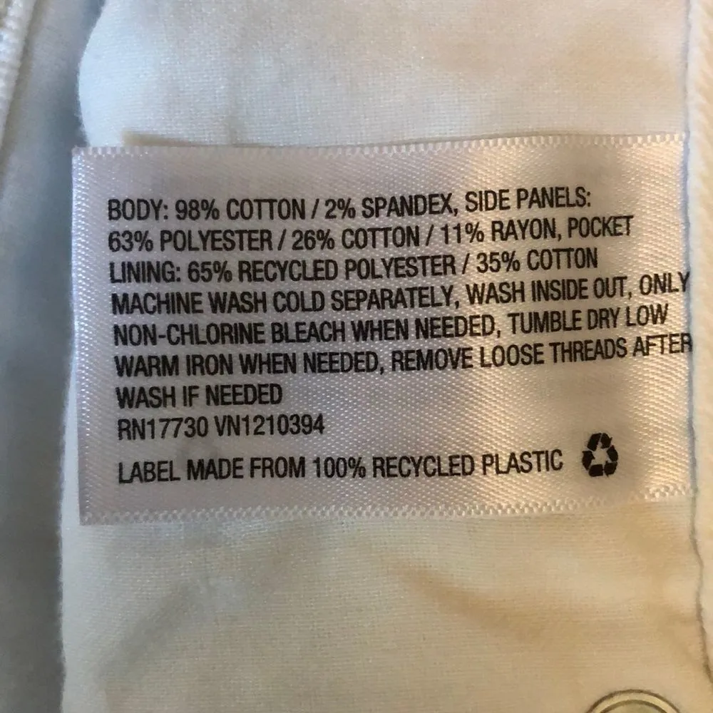 Universal Thread High Rise Shortie White Denim Distressed Shorts 4 - Image 12