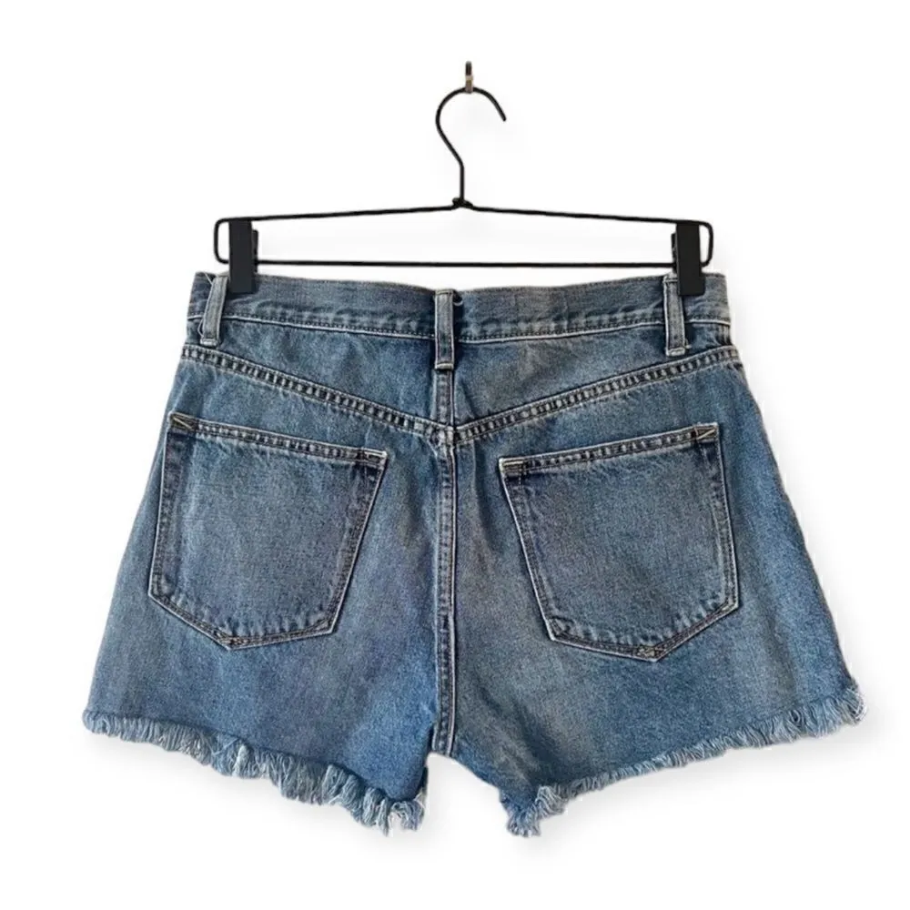 GAP 1969 High Rise Cut Offs Jean Short Shorts Sz 29 - Image 2
