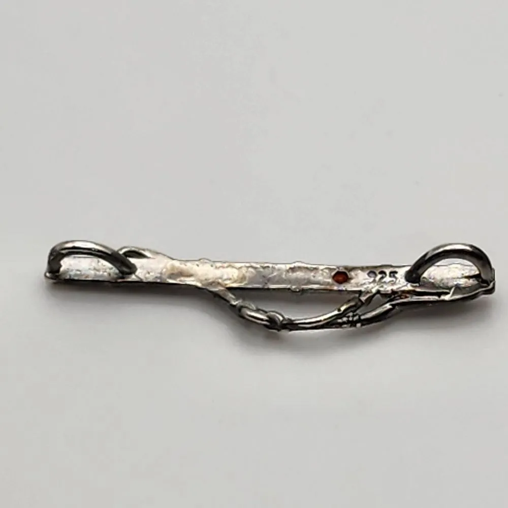Sterling Silver Mo Da Zu Shi Flute Pendant Red - Image 4