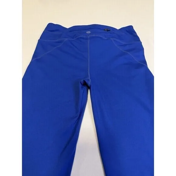 ATHLETA Rainier Women's Noble Blue Yoga Gym Pants Leggings Capri Small #467899 # - Image 4