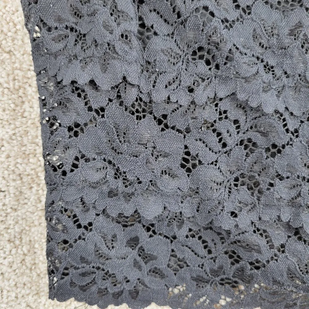 Urban Outfitters x Out from Under Womens Tube Top Medium Black Iris Lace Bra - Image 3