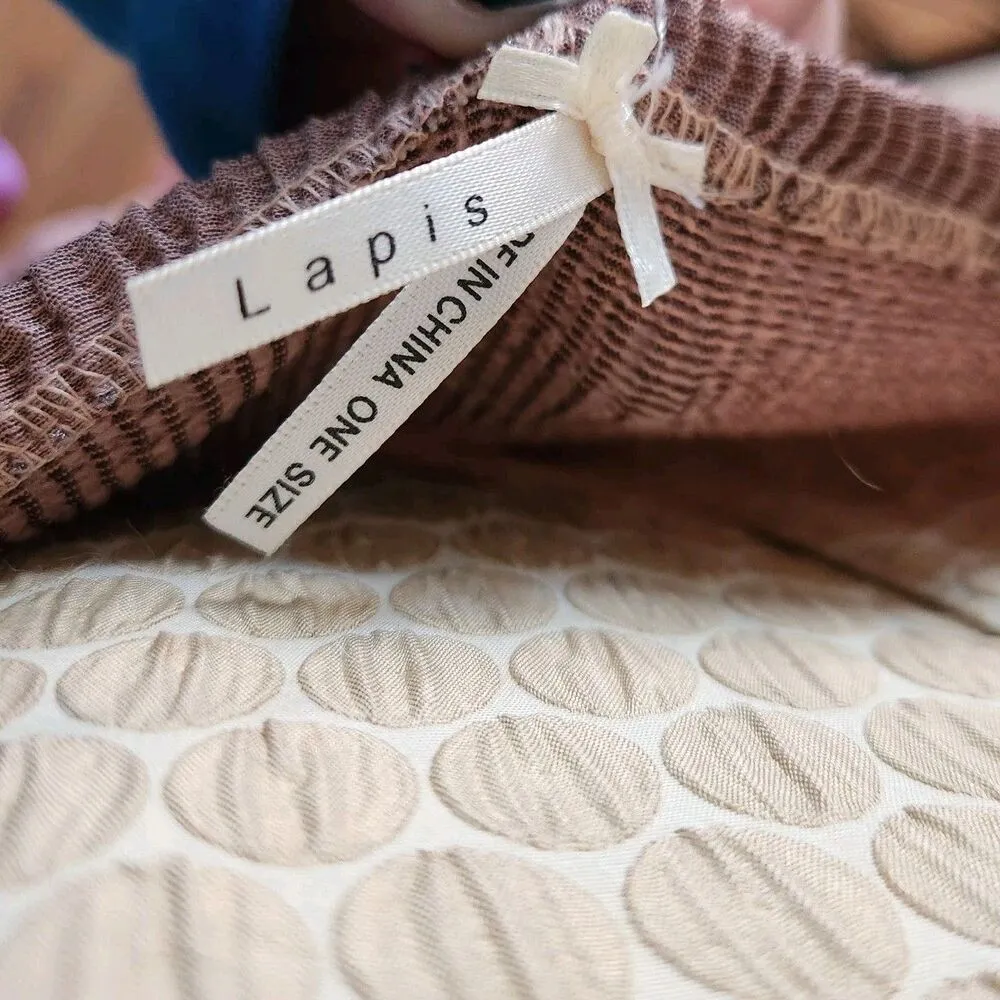 Lapis Anthropologie Womens Peach Ombre Fade Convertible Maxi Skirt/Dress Size OS - Image 5