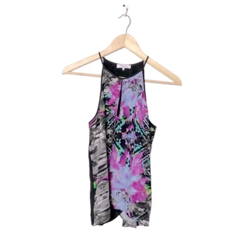 Parker high neck tank Nassau Combo silk key hole high top medium Fairycore Y2k‎ - Image 2