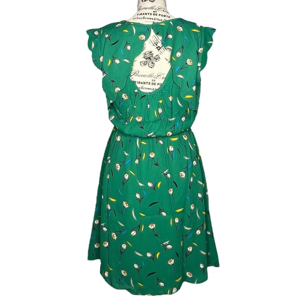 41Hawthorn MEDIUM PETITE Midnight Scallop Detail Dress - Image 3