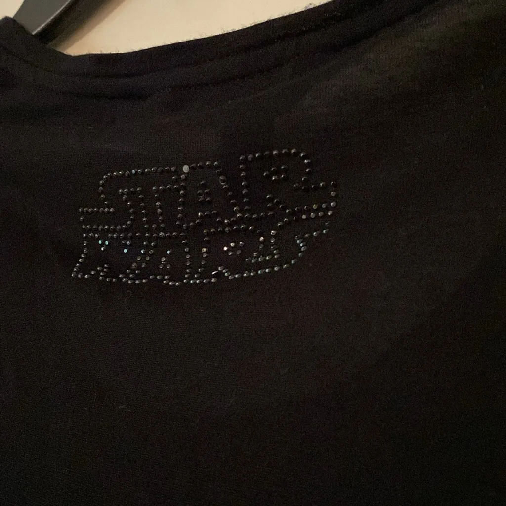 Rock & Republic X STAR WARS Darth Vader embellished sleeveless top tank shirt S - Image 6