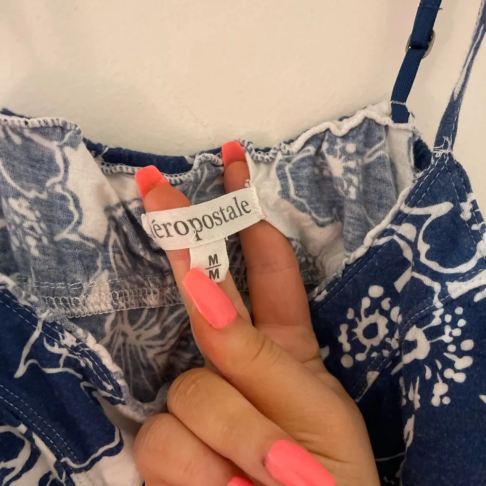 Aeropostale blue and white tank size M - Image 3