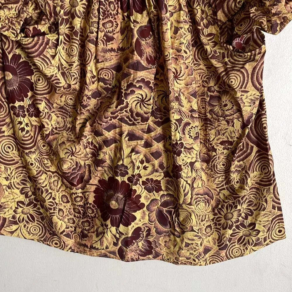 Ulla Johnson Ruffle Sleeve Letty Top in Amber - Image 11