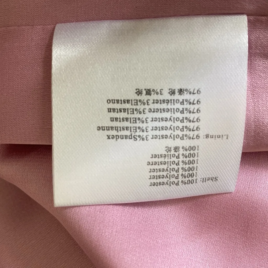 $415 NWT V. Chapman “June” Strapless Wrap Gown in Mauve Mist Sz 4 Pink - Image 10