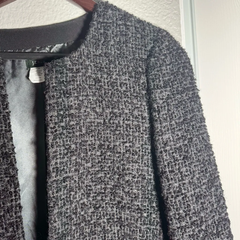 J.Crew  • Blazer Jacket • Wool Blend • Size 8 • Tweed - Image 6