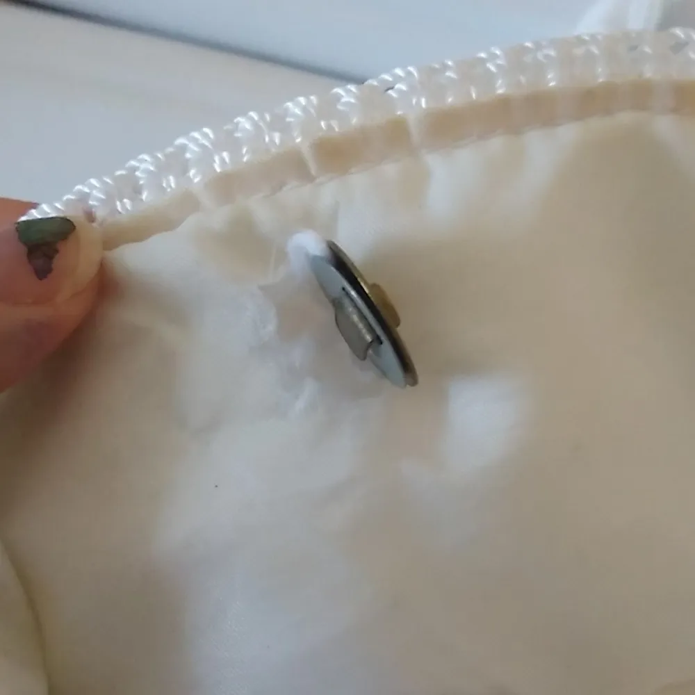 Lina White Crocheted Handbag - Image 4