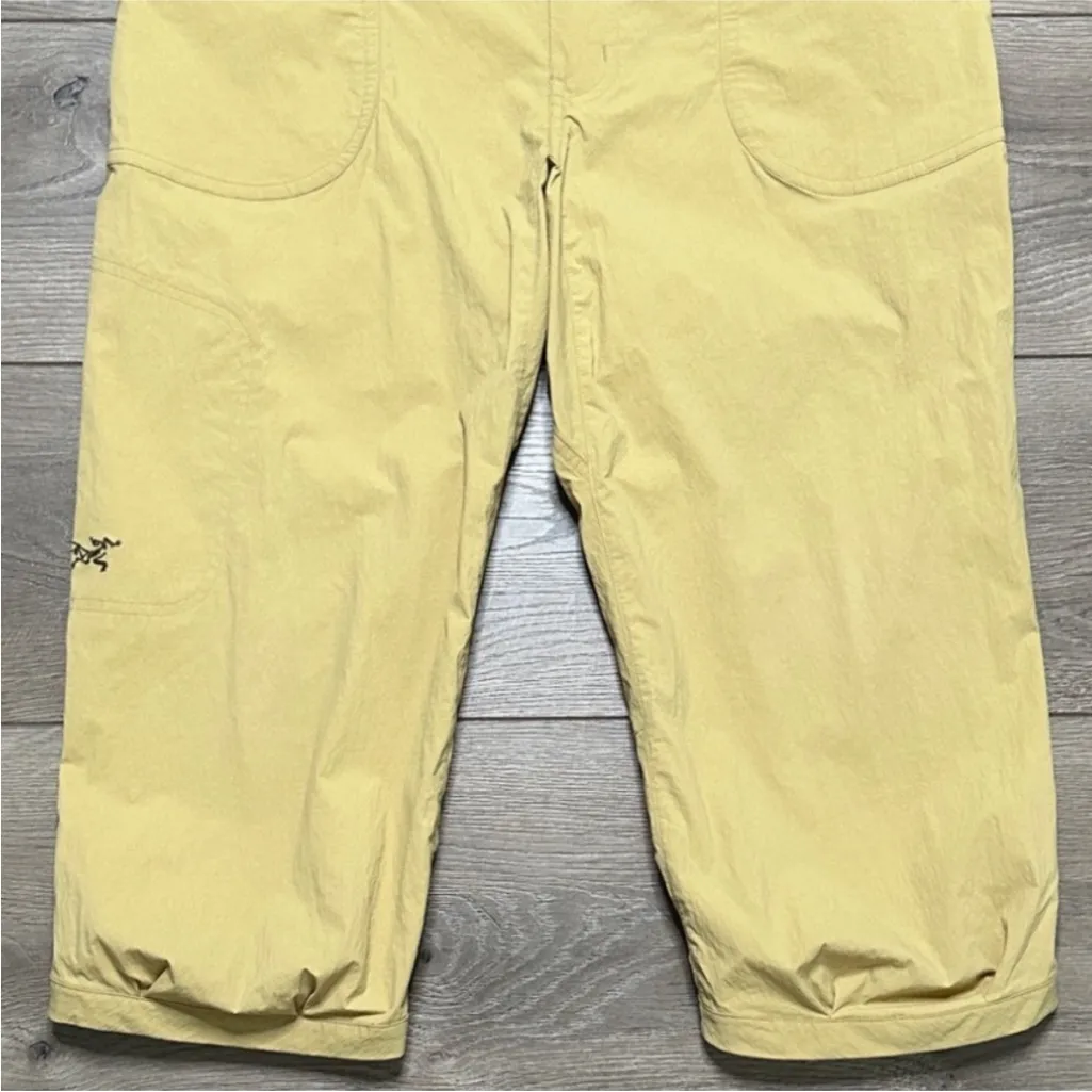Arc’teryx Parapet Capri Lightweight Stretch Hiking Knickers Pants Camel Tan 8 - Image 3