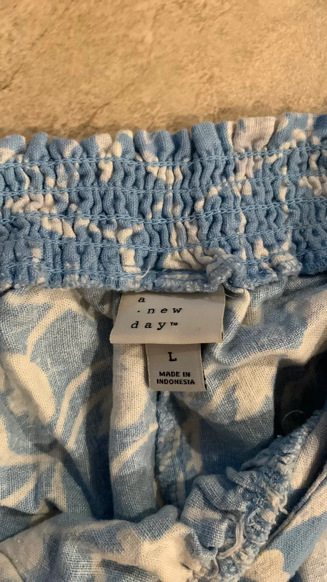 A New Day— Floral Summer Dress Maxi Blue Size L - Image 2