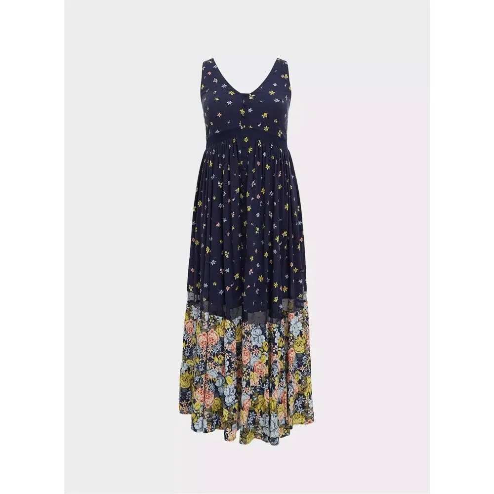 ✨Torrid Maxi Challis Button-Front Sz 2 Dress✨ - Image 4