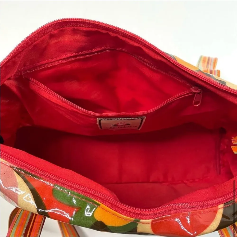 Retro Floral Print Tote Bag - Image 2