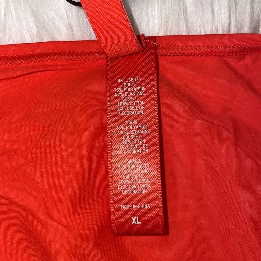 SKIMS Jelly Sheer Long Sleeve Thong Bodysuit in Poppy, NWT - Image 6