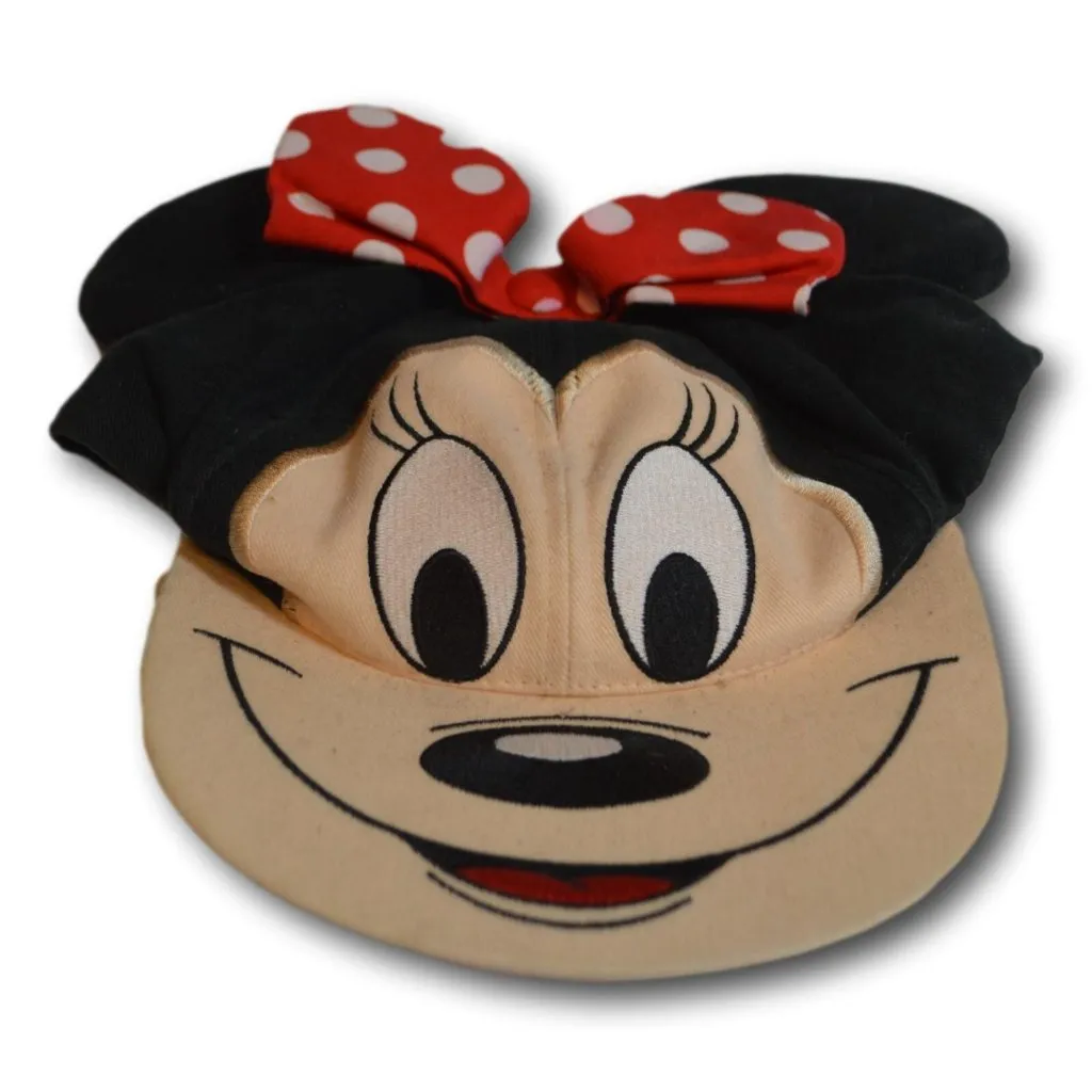 Minnie Mouse Hat Disney Face Snapback Cap - Image 2