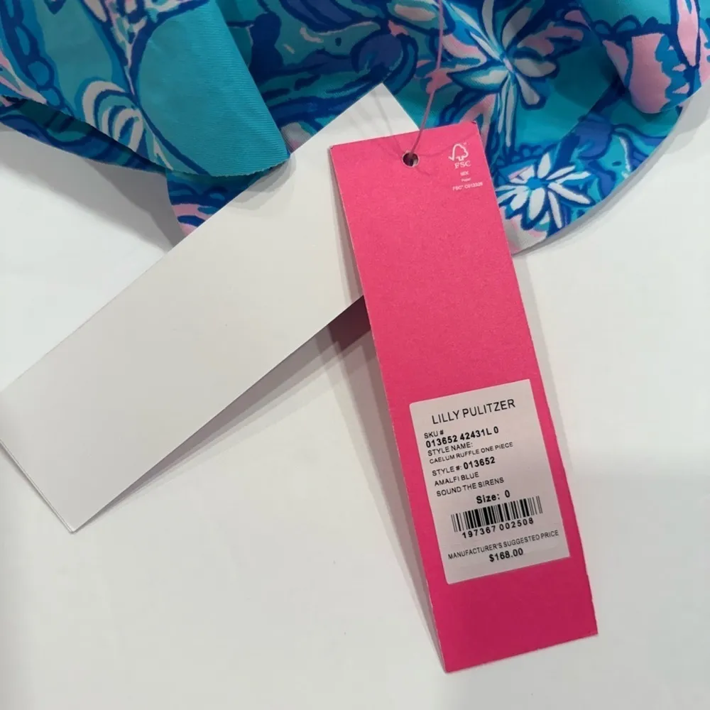 Lilly Pulitzer
Caelum Ruffle One-Piece Swimsuit Size 0 NWT - Image 8