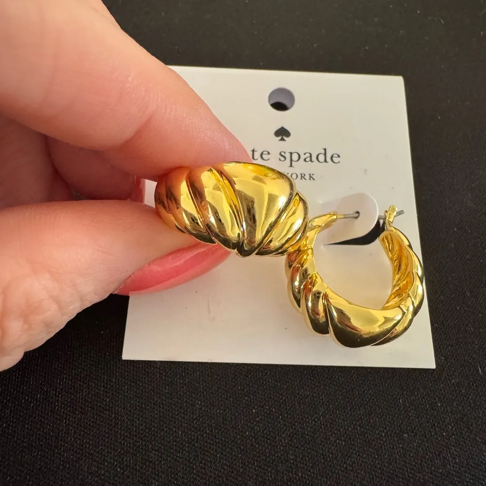 Kate Spade Gold Hoop Earrings - Image 5