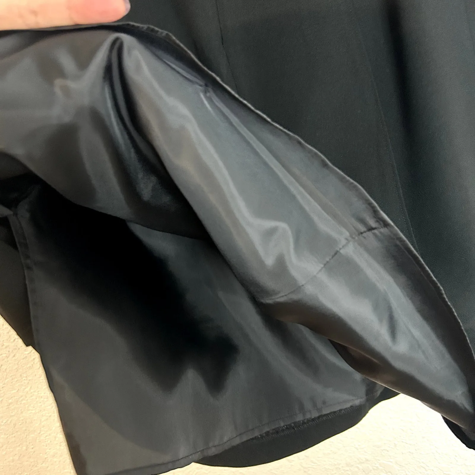 Ann Taylor  Three piece Suit Womens Size 6 Black NWT NWOT Lined - Image 14