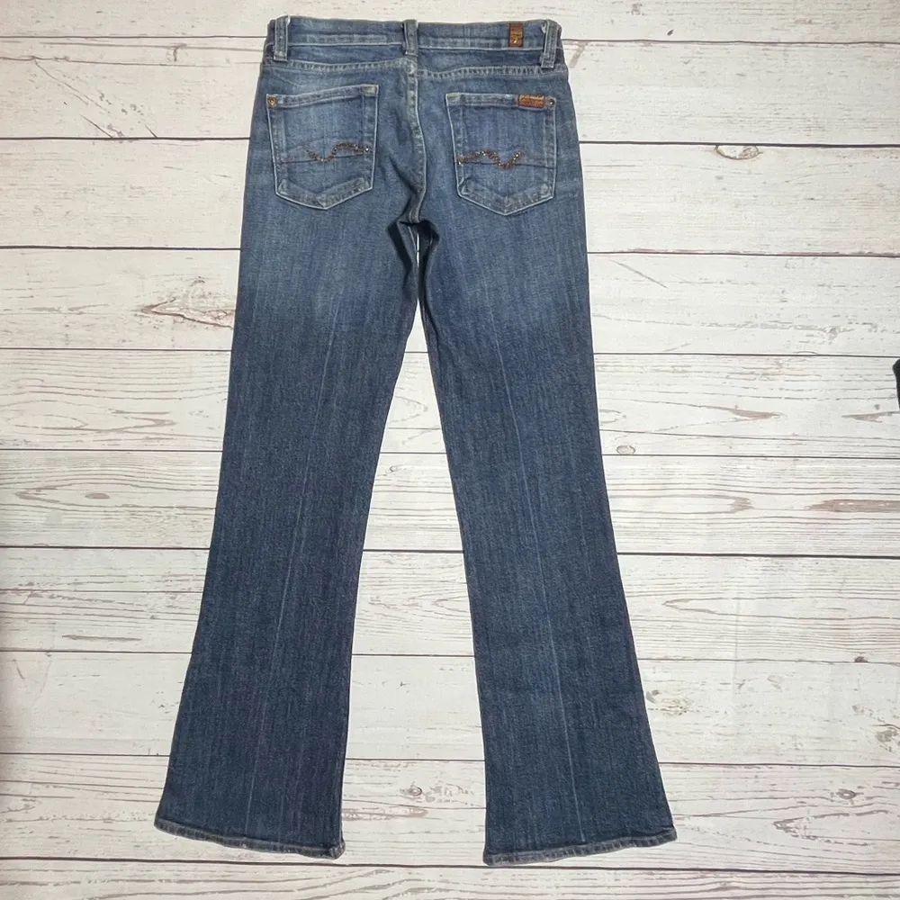 7 for All Mankind Bootcut Jeans Size 27 - Image 3