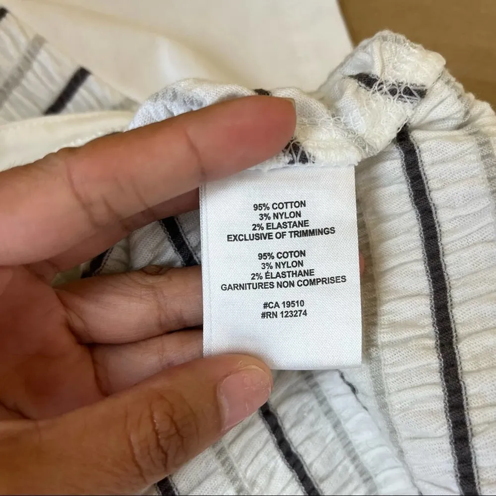 Lole Pleasing Texture Top in White Stripe - Image 8